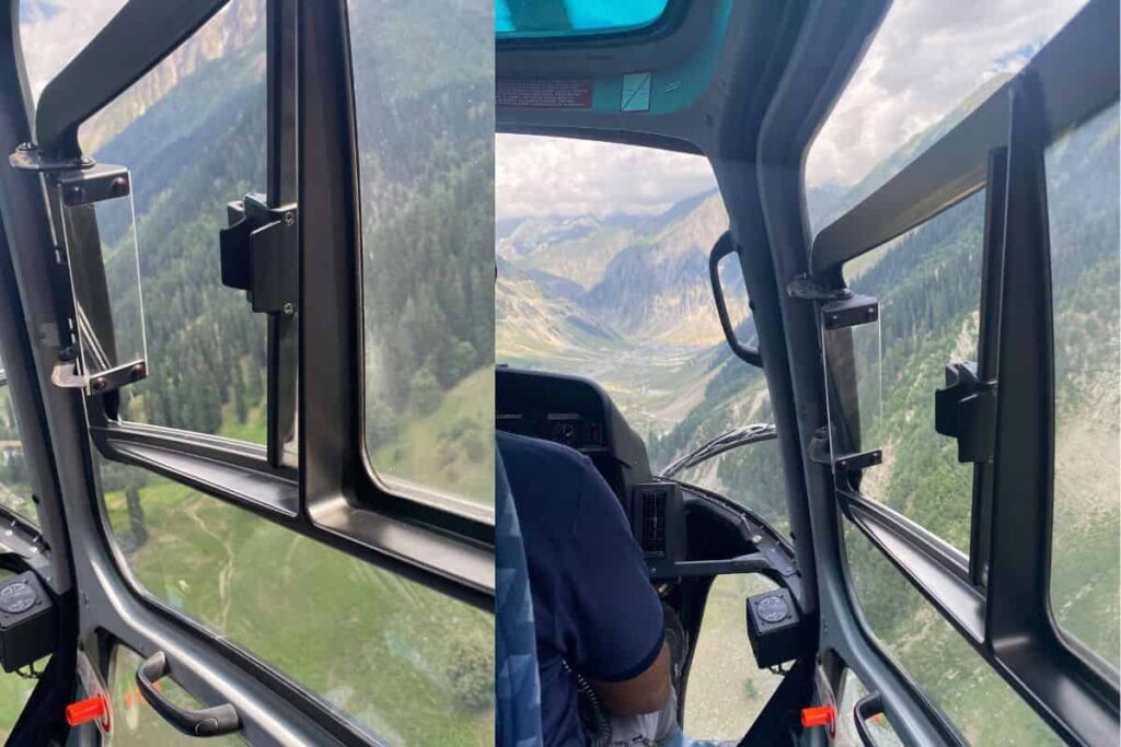 Amarnath view by helicopter