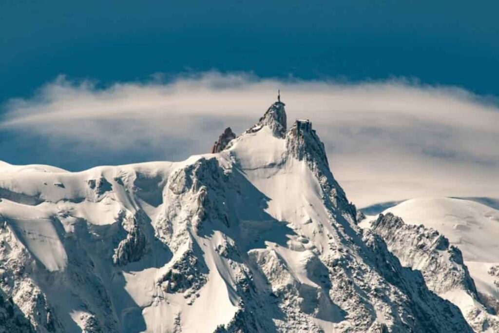 The Attraction of the Swiss Alps in the Snow Cap​