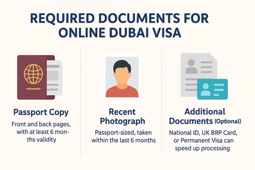 Required Documents for Online Dubai Visa