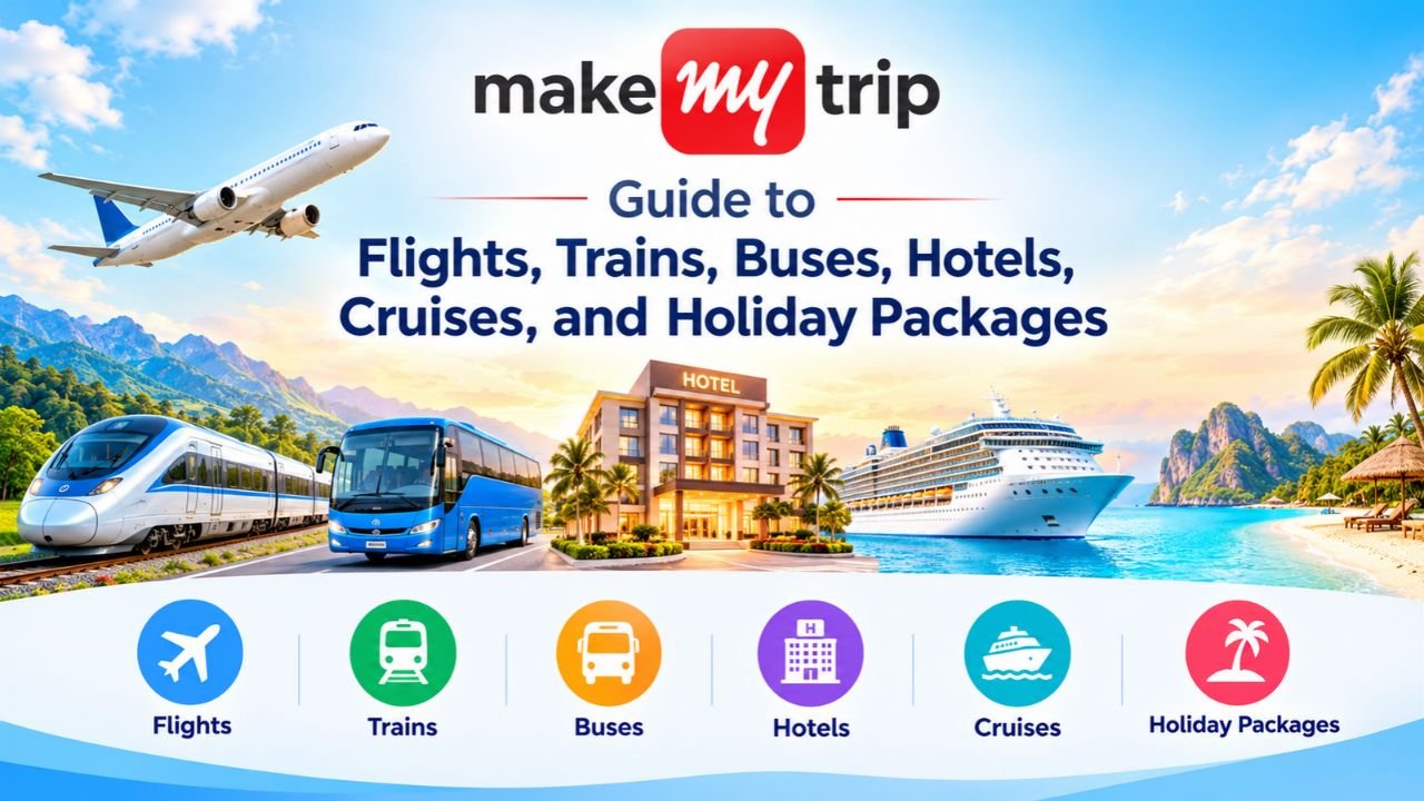 Make My Trip Guide to Flights, Trains, Buses, Hotels, Cruises, and Holiday Packages
